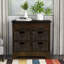 Commode décorative Gerritt, armoire en rotin, buffet, console en rotin, commodes de rangement Farmhouse-2113461612