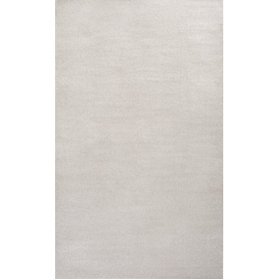 Asala Solid Low-Pile Ivory Rug
