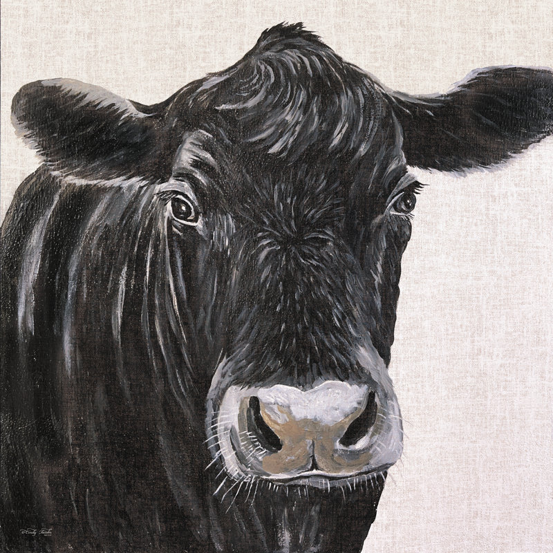Angus Cow II par Cindy Jacobs, H 20 po x l 20 po