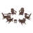 Altura Foldable Outdoor Adirondack Set-91481966
