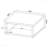 Distressed Pine Square Engineered Wood Coffee Table-1659667711