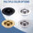 4.5 In. Stainless Steel Strainer Basket Universal Replacement For Kitchen Sink Drains In Matte Black-123830036