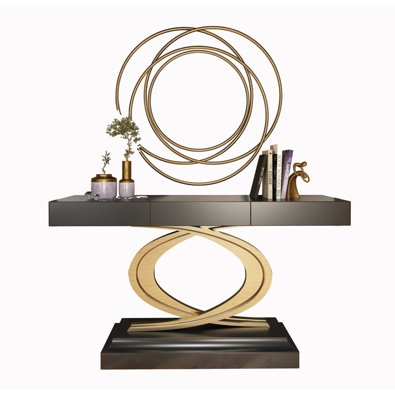 Maximo Console Table, 31.5" H x 39.37" W x 15.75" D