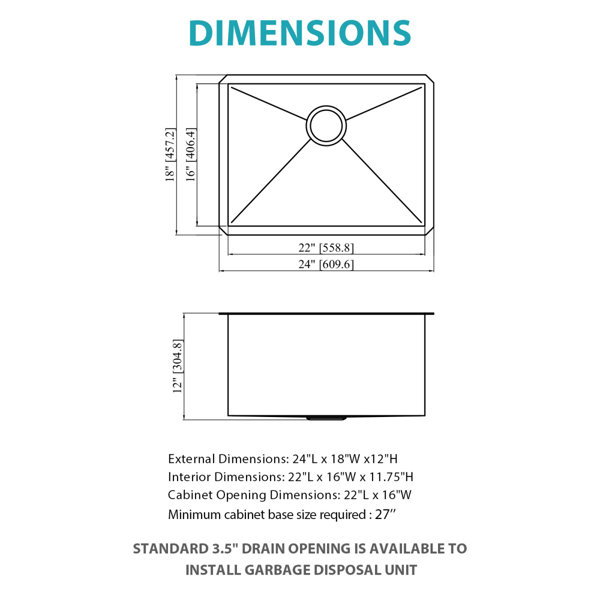 Dimensions du produit
