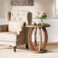 Ensemble de 2 tables de bout rondes de 24 po de hauteur-263765350