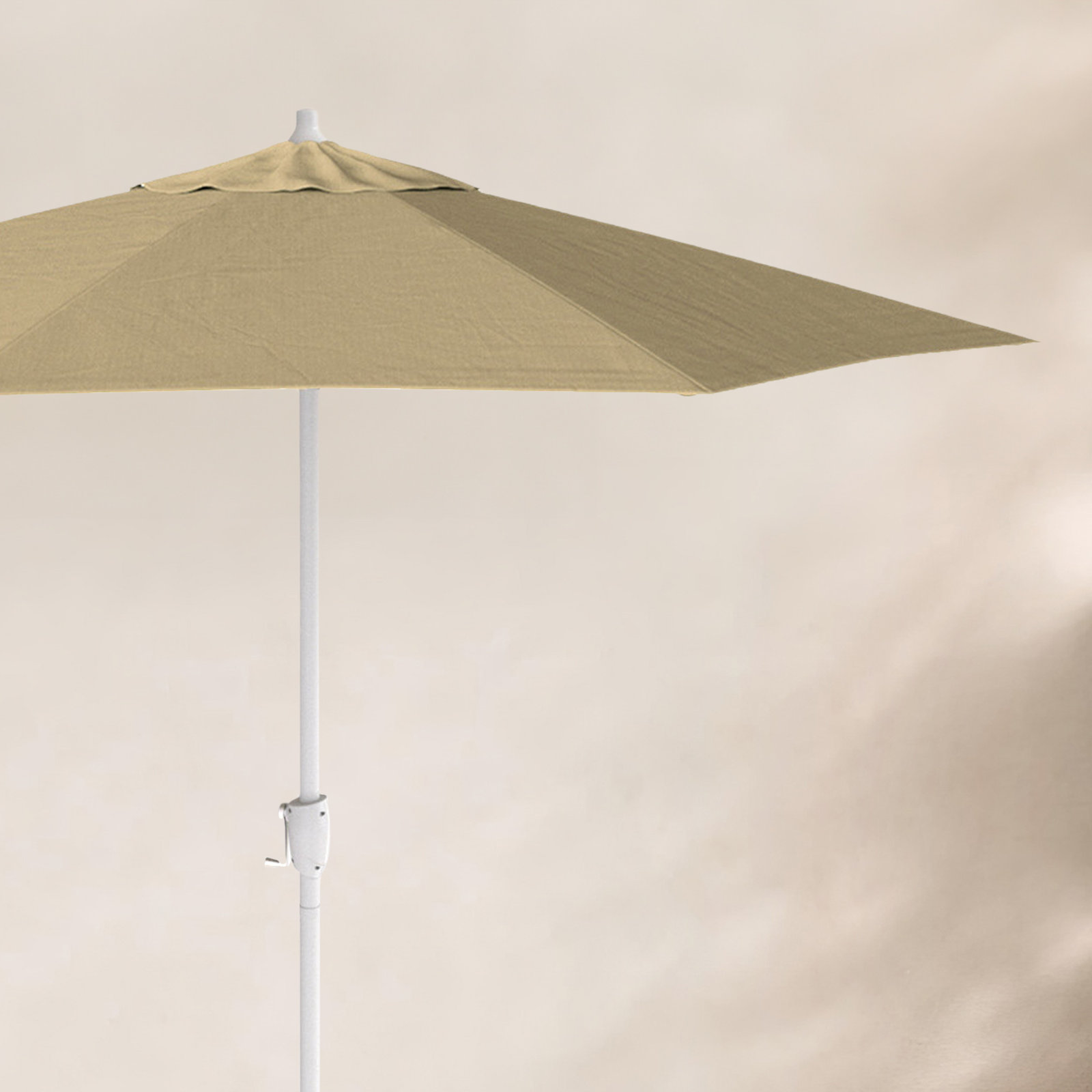 Kenne Sunbrella® Outdoor Umbrella, Antique Beige Sunbrella® Canvas, 90" W x 90" D