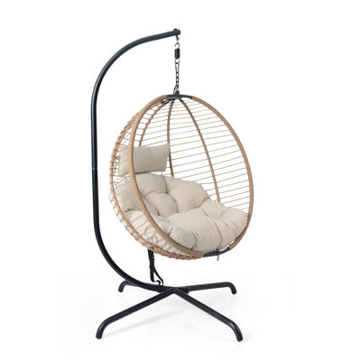 Chaise suspendue d'extérieur avec support Elroy