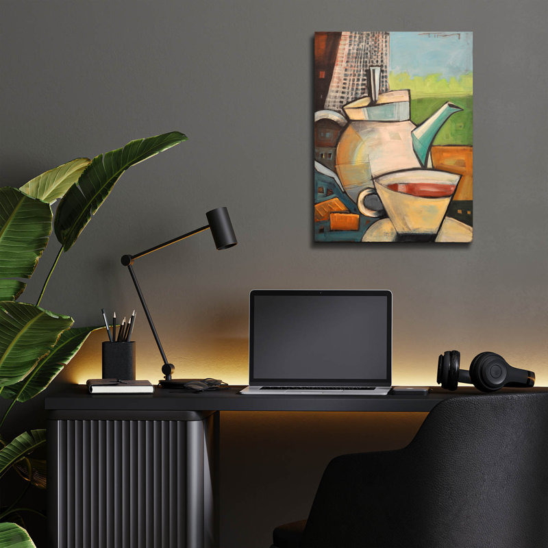 «Tea Time» par Tim Nyberg, H 16 po x l 12 po x P 0,13 po