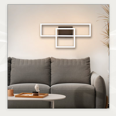 2-light LED Flush Mount dimmable Metro Lane