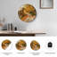 "Autumn Path", horloge murale en verre-1352126069