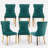 High-end Tufted Velvet Upholstered Nailhead Dining Chair-1240169702-1240169721