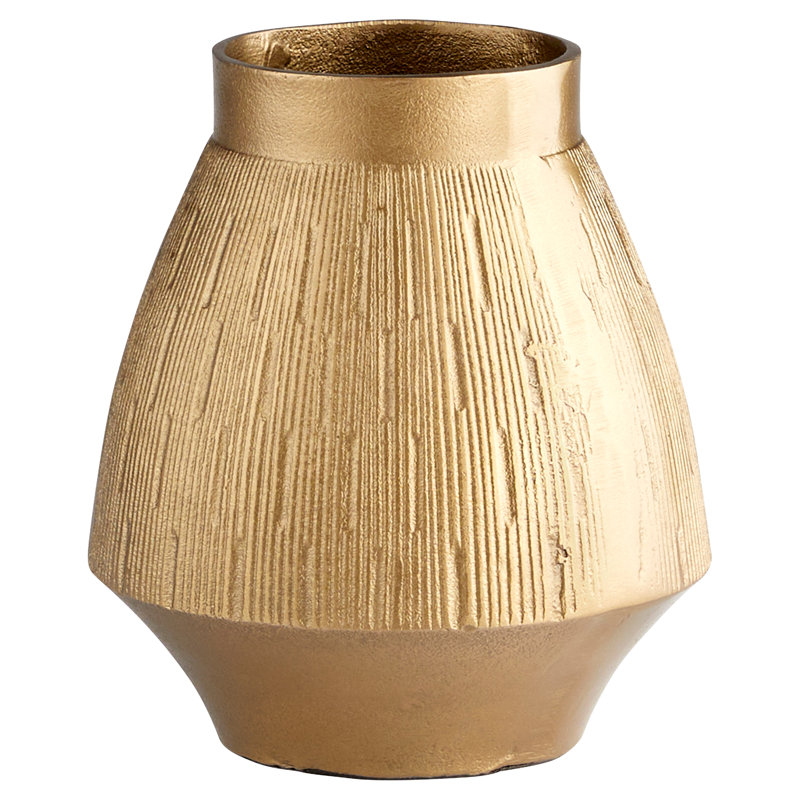 Dorado Handcrafted Aluminum Table Vase