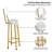 Euphemie 2 - Person Counter Height Bar Table Set with 2 Upholstered Stool Chairs-1409506742