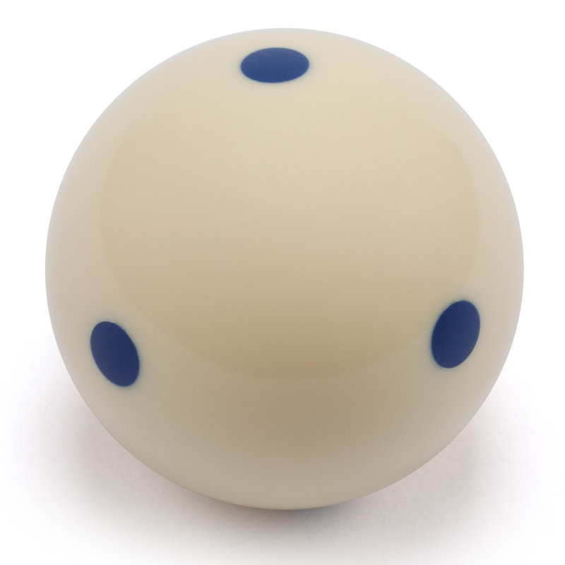 Color 2.25-Inch Regulation Size Training Cue Ball, Blue
