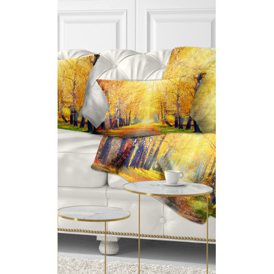Landscape Reversible Throw Pillow