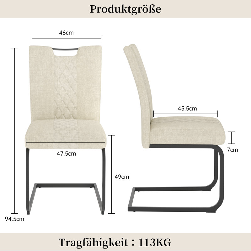 Upholstered Dining Chair, 6