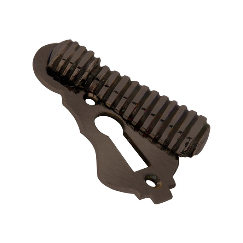 Beehive Escutcheon, Aged Bronze