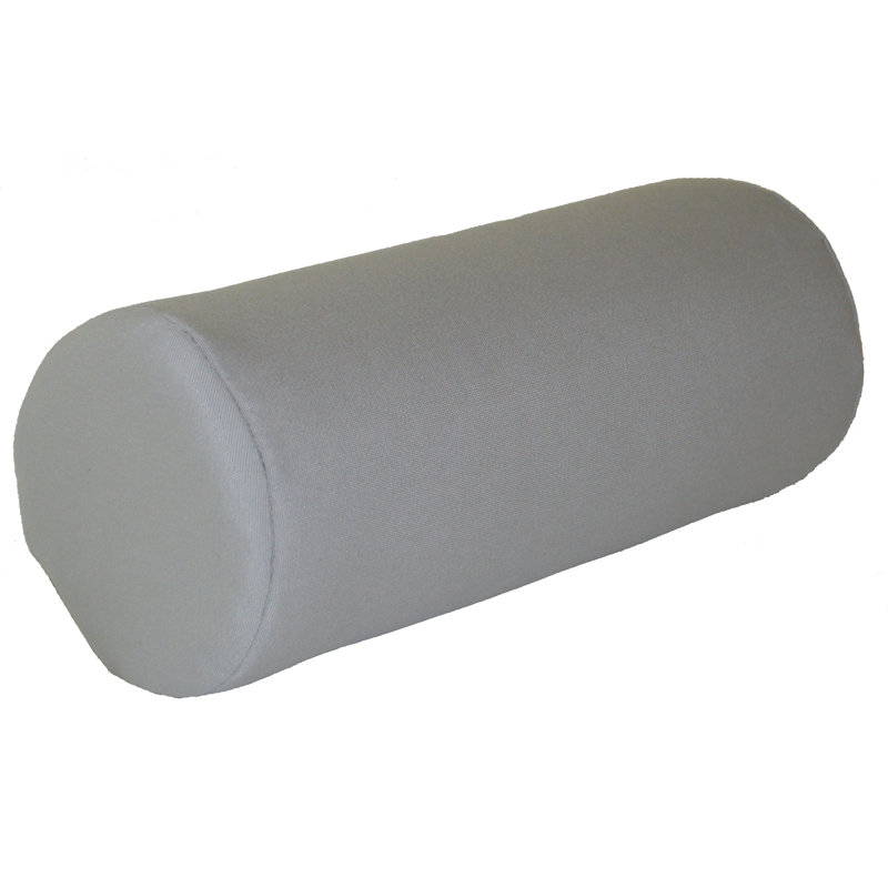 Sundown Acrylic Bolster Pillow, 7" H x 18" W, Gray