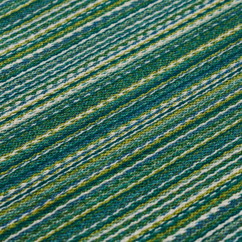 Fino Stripe Indoor/Outdoor Fabric, Green
