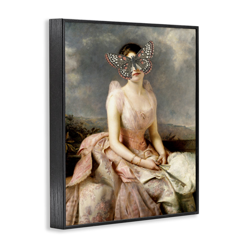 Art rétro, estampe numérique encadrée par Piddix, Giclée encadrée noir minuit, H 14 po x l 11 po