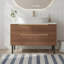 Meuble-lavabo 36 po, lavabo intégré en céramique-90368163