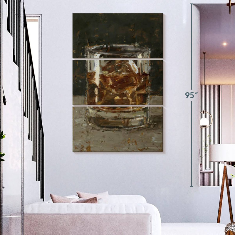 Yarlin The Hard Stuff I, 74" H x 48" W