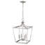 Luminaire suspendu géométrique à 4 lumières Rancourt-127986180