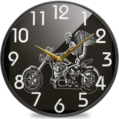 Horloge murale Naanle Chic Skull Guy