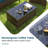 8 Pcs Patio Furniture Set With Washable Cushions And Tempered Glass Coffee Table-1859863423
