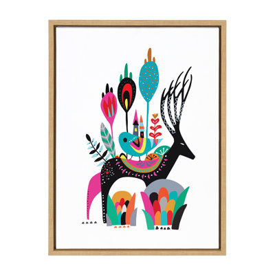 «Move House» par Rachel Lee 3 Birdies Studio, reproduction d'art sur toile encadrée