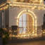Guirlandes de Noël DEL 17,3 pi Jassmin, guirlande de lumières des fêtes avec 8 modes, 50 ampoules-2049144875