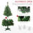 Tall Prelit Artificial Christmas Tree-38992384