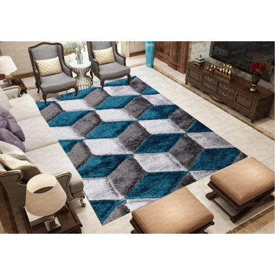Geometric Shapes Area Rug