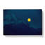Yellow Moon Over The Mountain - Wrapped Canvas-55320284