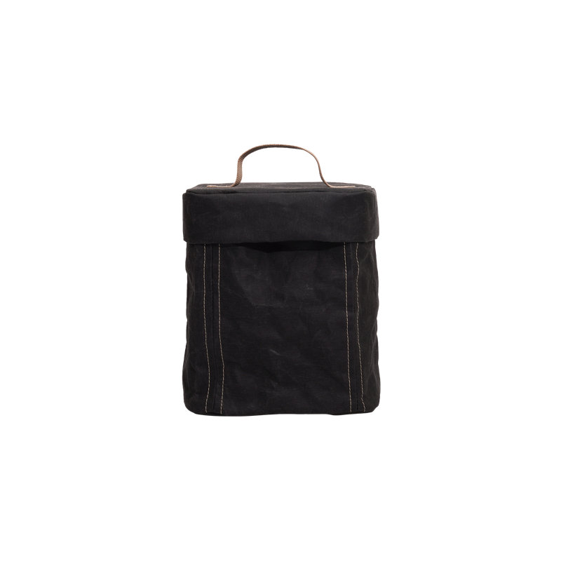 Laundry Sorter with Handles, Small (19 cm  x 21 cm  x 23  cm), Black