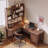 Tan Rectangular Solid Wood  desk-399246978-399246976