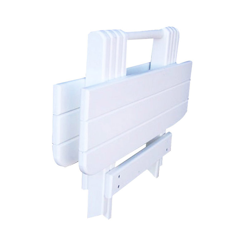 Table d'appoint pliable Ansel, Blanc alpin
