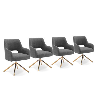 Upholstered Swivel Armchair