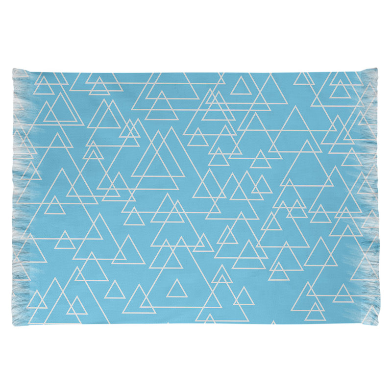 Tapis décoratif triangles éparpillés, Oui