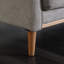 Canapé moderne à 3 places avec tissu imperméable, port de charge USB-176427429