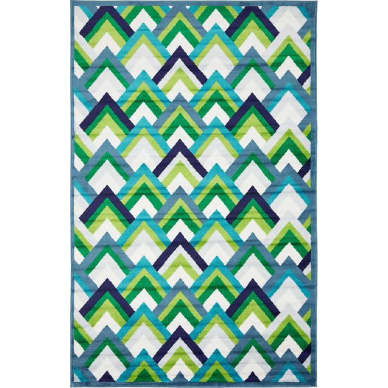 Tapis bleu Danoush, Rectangle 8 pi x 10 pi