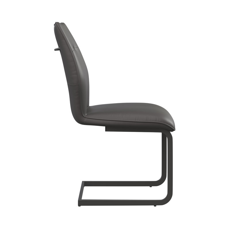 Upholstered Dining Chair, Grey, Grey