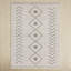 Phoebe Machine WashableGeometric Area Rug in Cream/Dark Slate-734777046