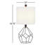 Ensemble de 2 lampes de table en métal avec abat-jour en lin H 18,75 po Blythe-725567172