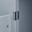 Armoire de rangement élégante pour salle de bain, unité de rangement pour salle de bain, armoire autoportante avec 4 portes, tablettes réglables, tablettes adaptables, gris-853404213