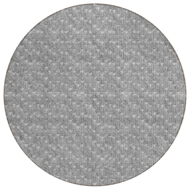 Tapis d'intérieur rond 8 po