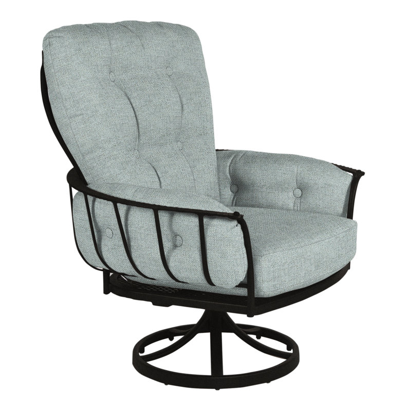 Monterra Outdoor Rocker Chair, Carbon Black, Flagship Stone Sunbrella®
