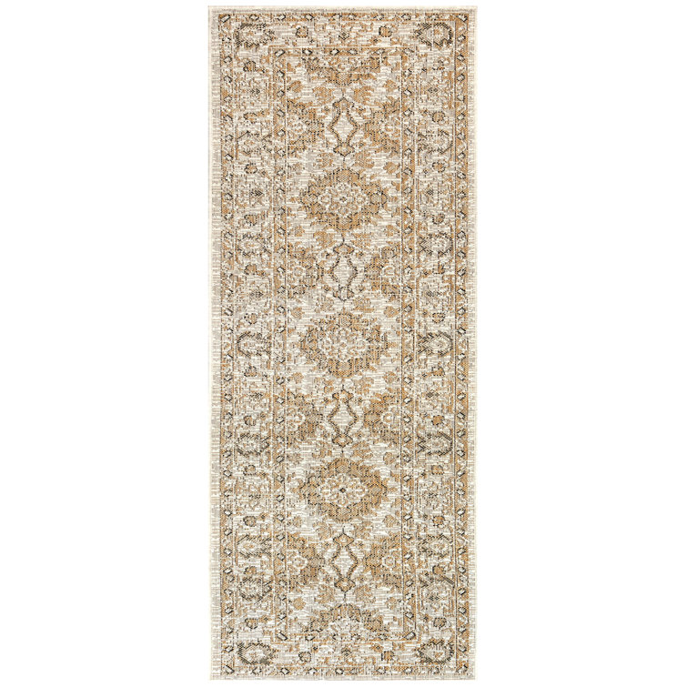 Kaed Machine Woven Oriental Area Rug 