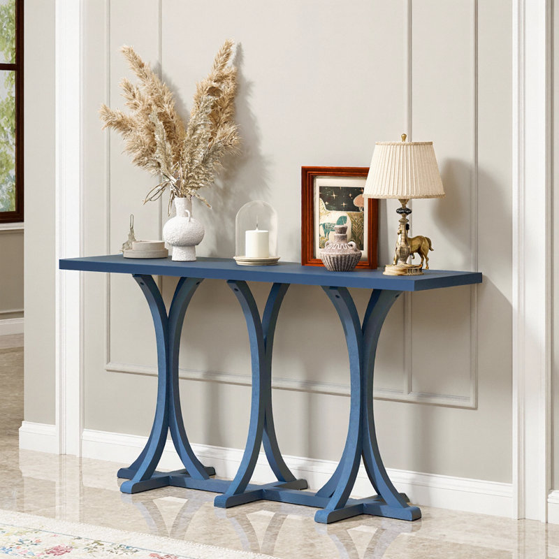 Console en bois 59,8 po, Marine
