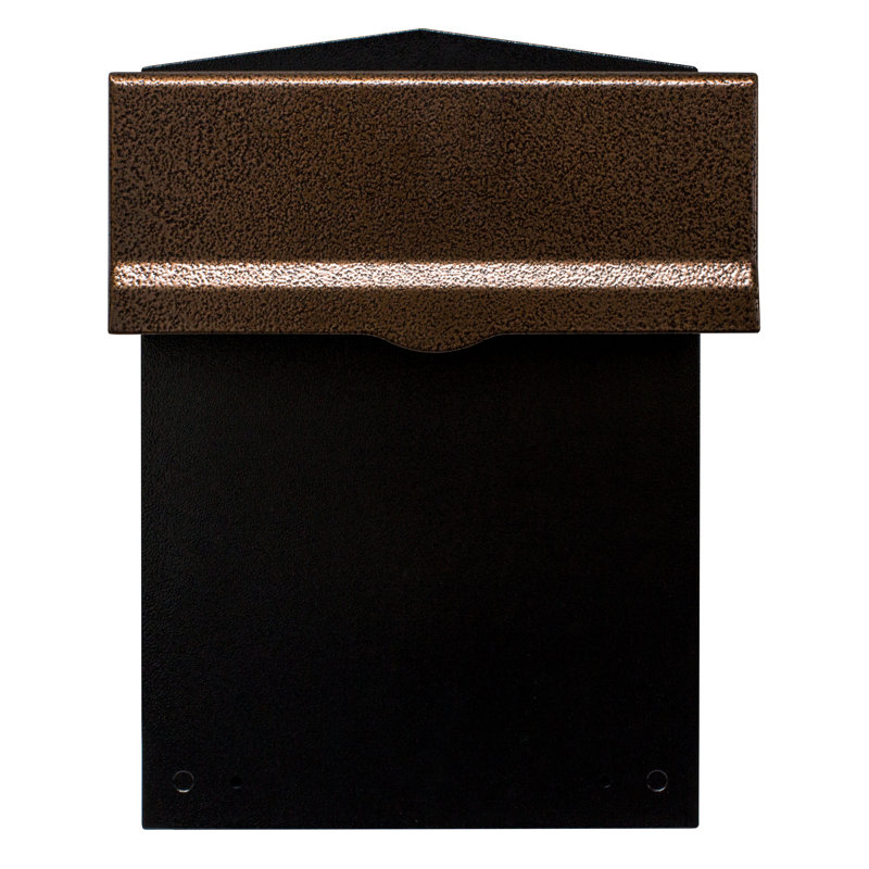 Liberty Aluminum Wall Mounted Mailbox, Antique Copper